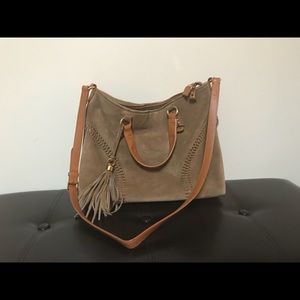 Ralph Lauren brushed leather bag